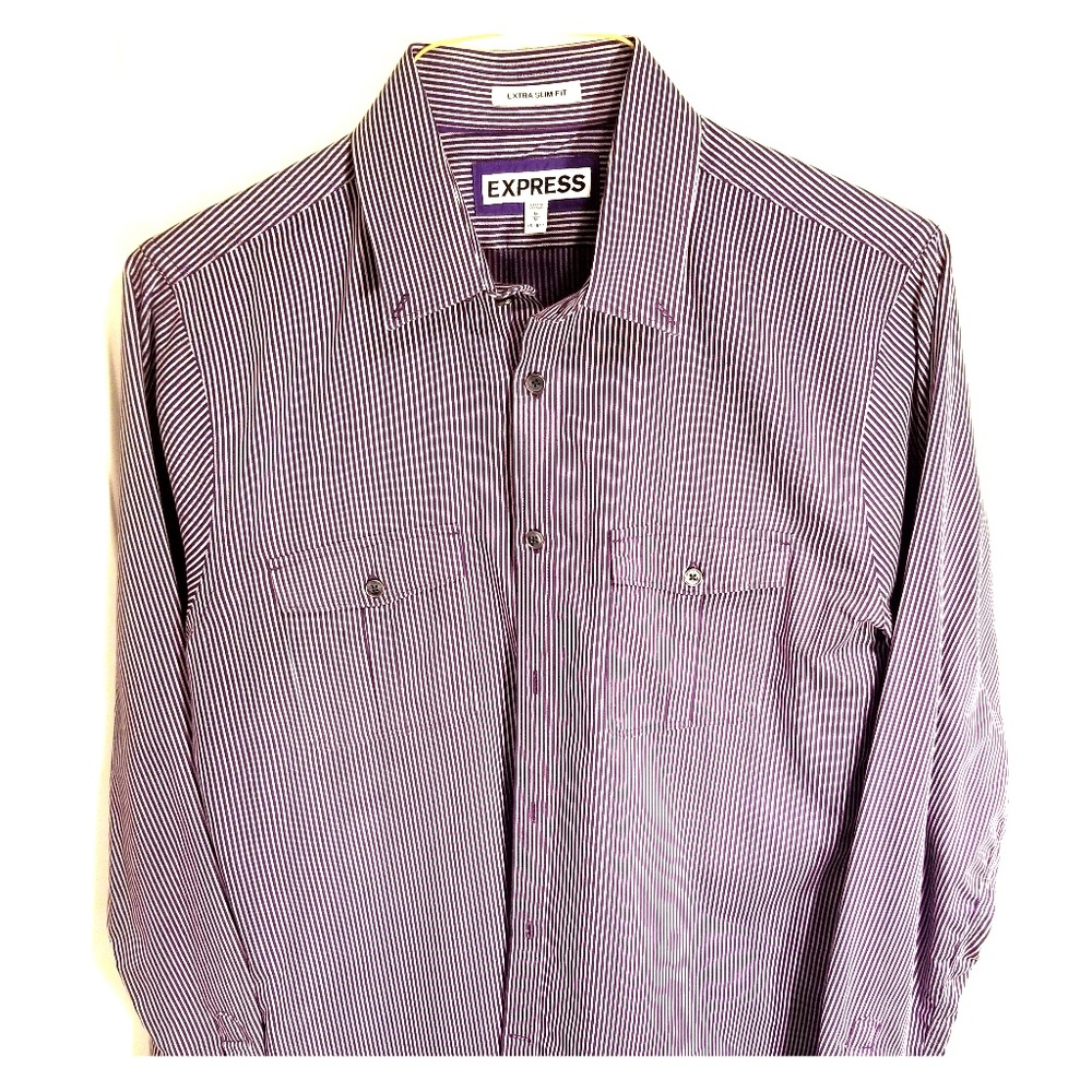 Express Extra SliM FIT MENS Med dress shirt